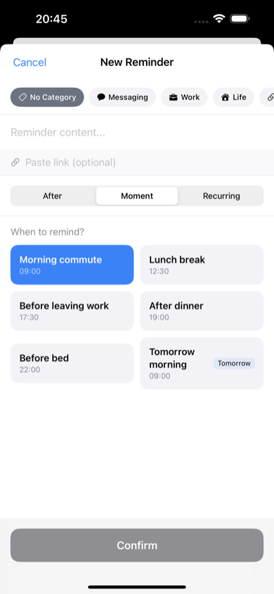 Snooze It moment mode